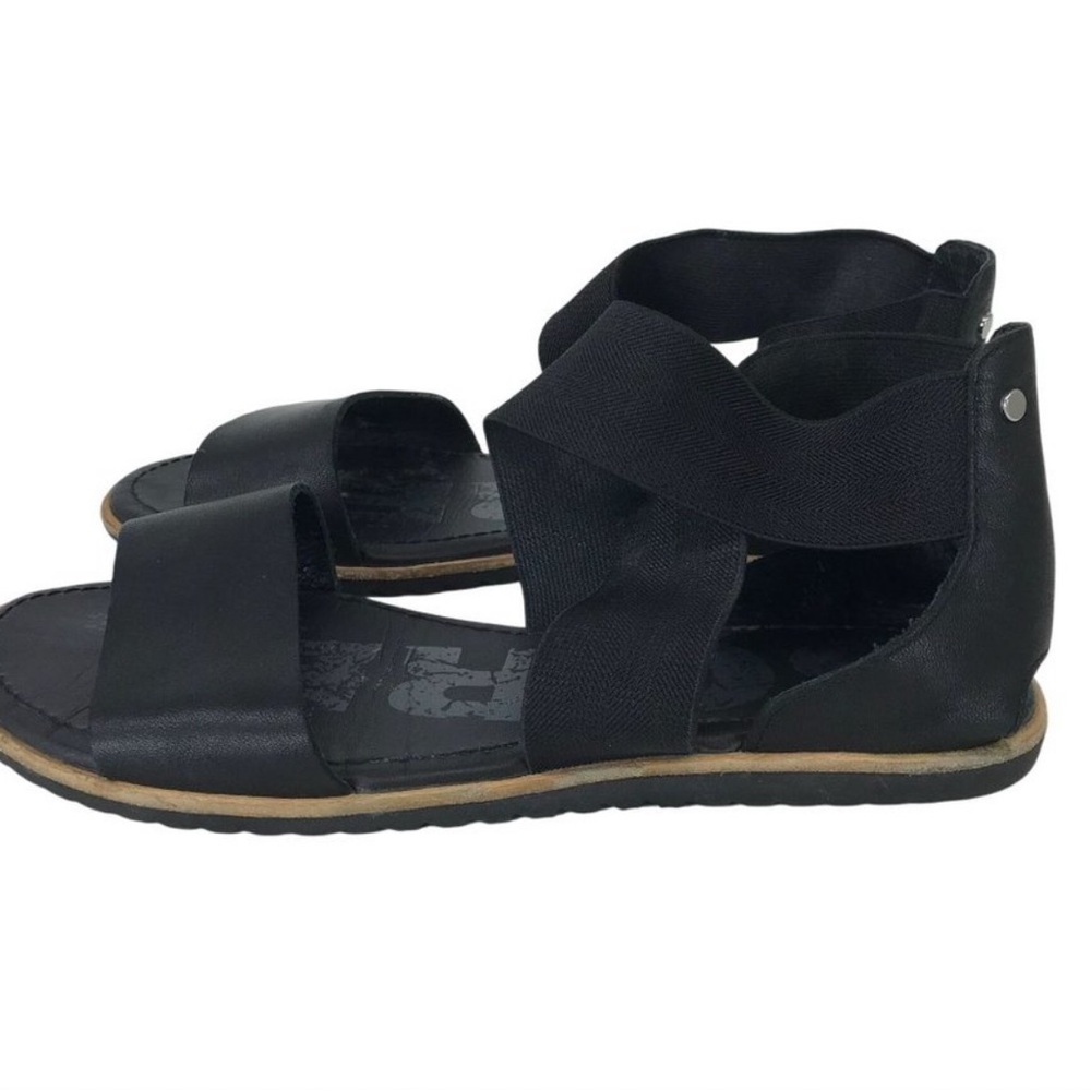 Sorel Black Strappy Sandals